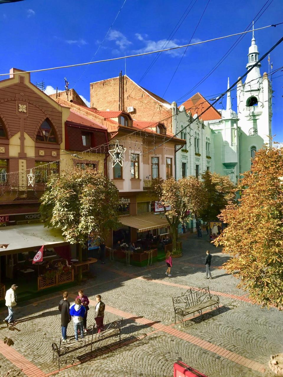 Large Apartment In The City Center Mukacheve Exterior foto
